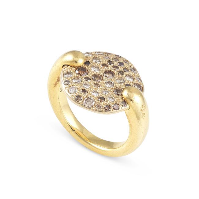 POMELLATO: BAGUE "SABBIA" DIAMANTS