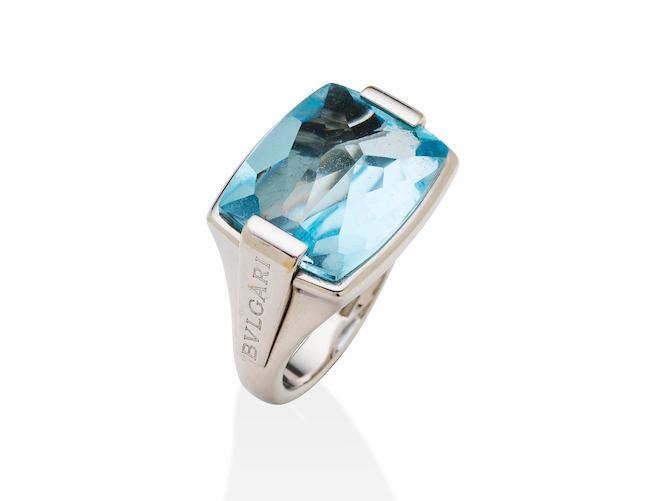 BULGARI |TOPAZ 'METROPOLIS' RING