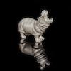 Thumbnail of THEO FENNELL a large silver Hippopotamus London 1994 image 3