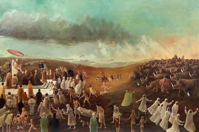 STANISLAO LEPRI (1905-1980) Finis Latinorum (Painted in 1971)