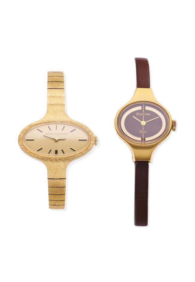 GIRARD PERREGAUX AND BULOVA LADIES WATCHES (2)